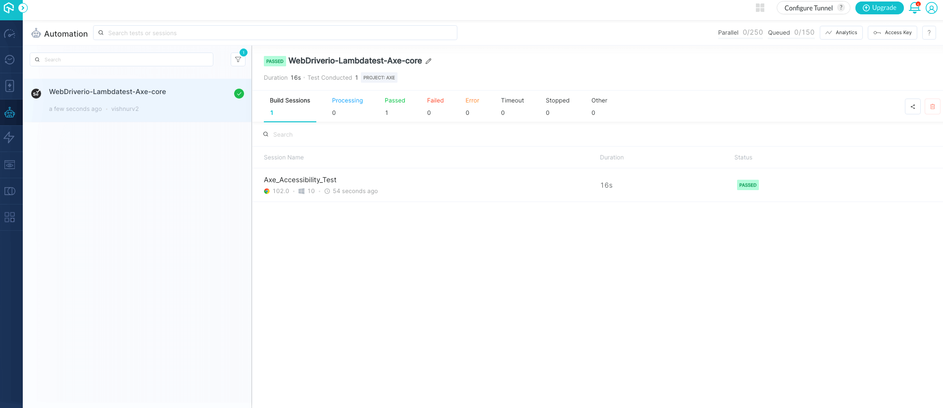 LambdaTest + Deque integration