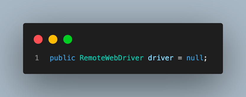 RemoteWebDriver