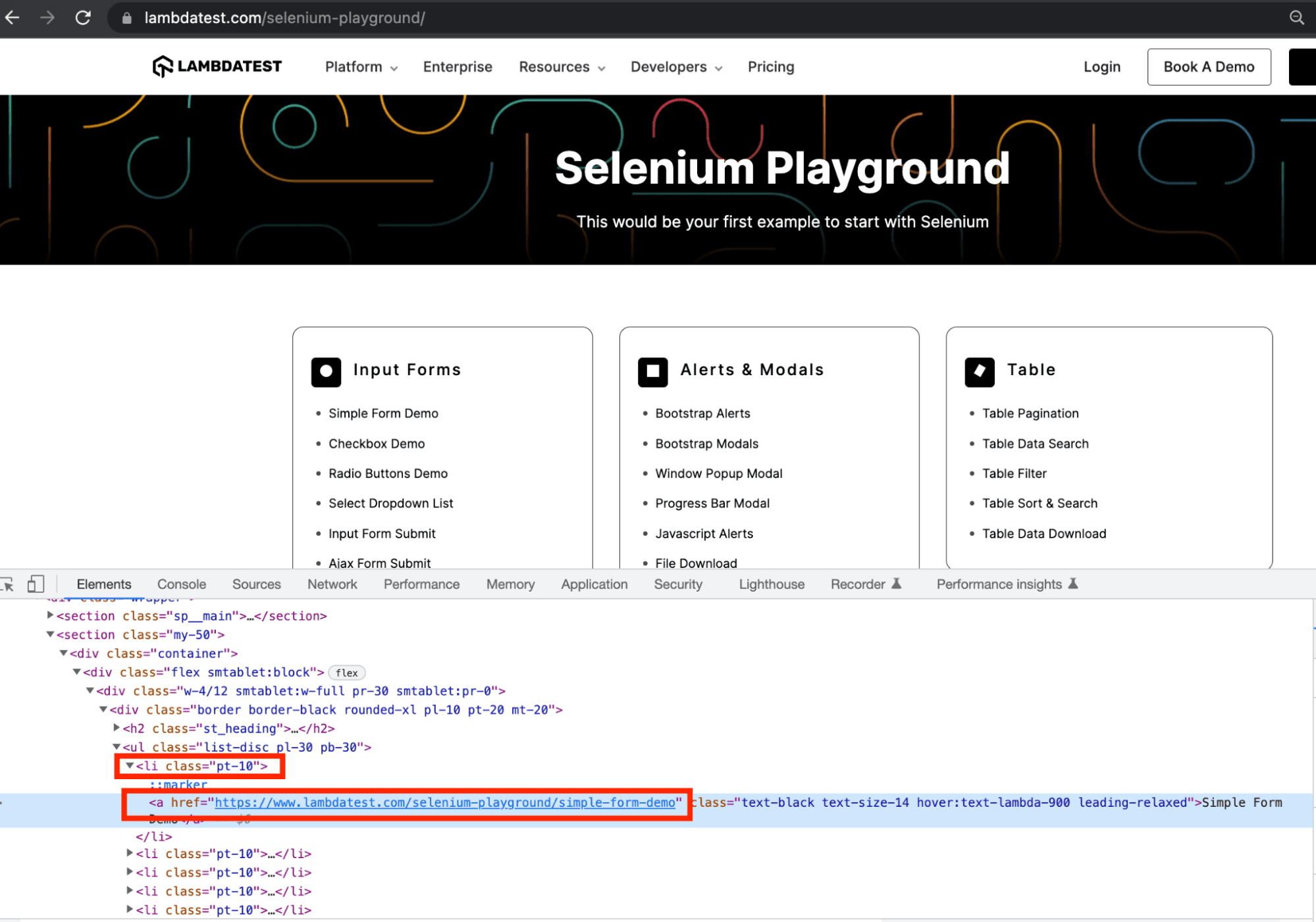 WebElement XPath locator