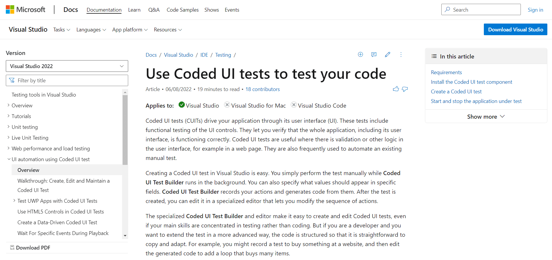 CodedUI