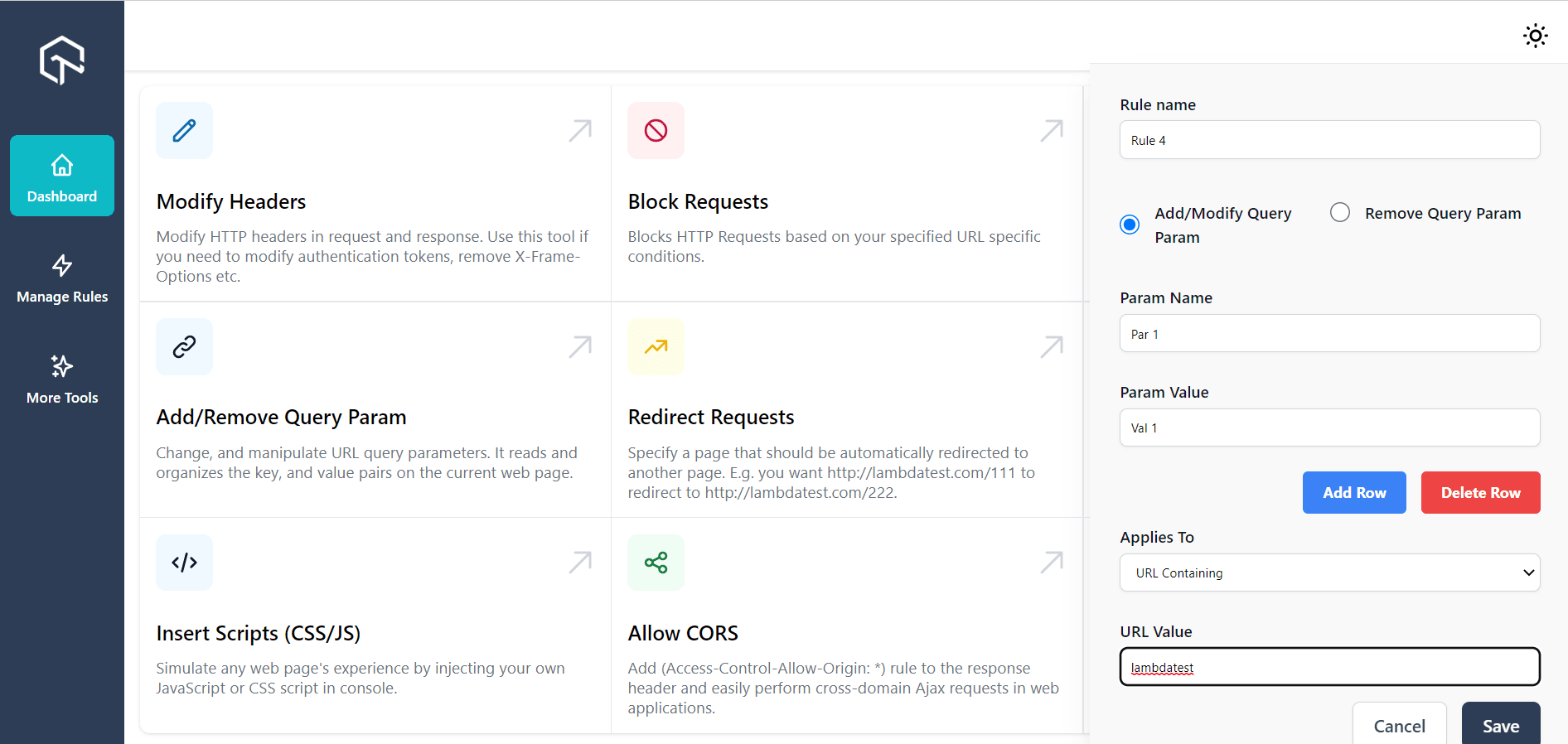 Add/Remove Query Param