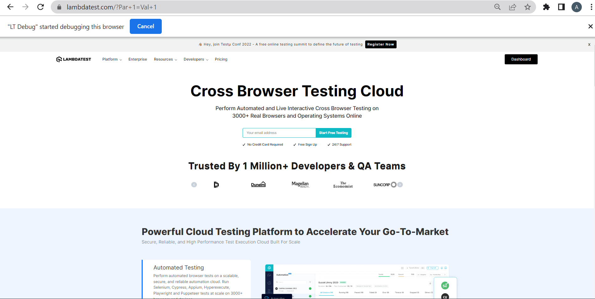 Visit lambdatest.com