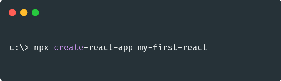 React app 