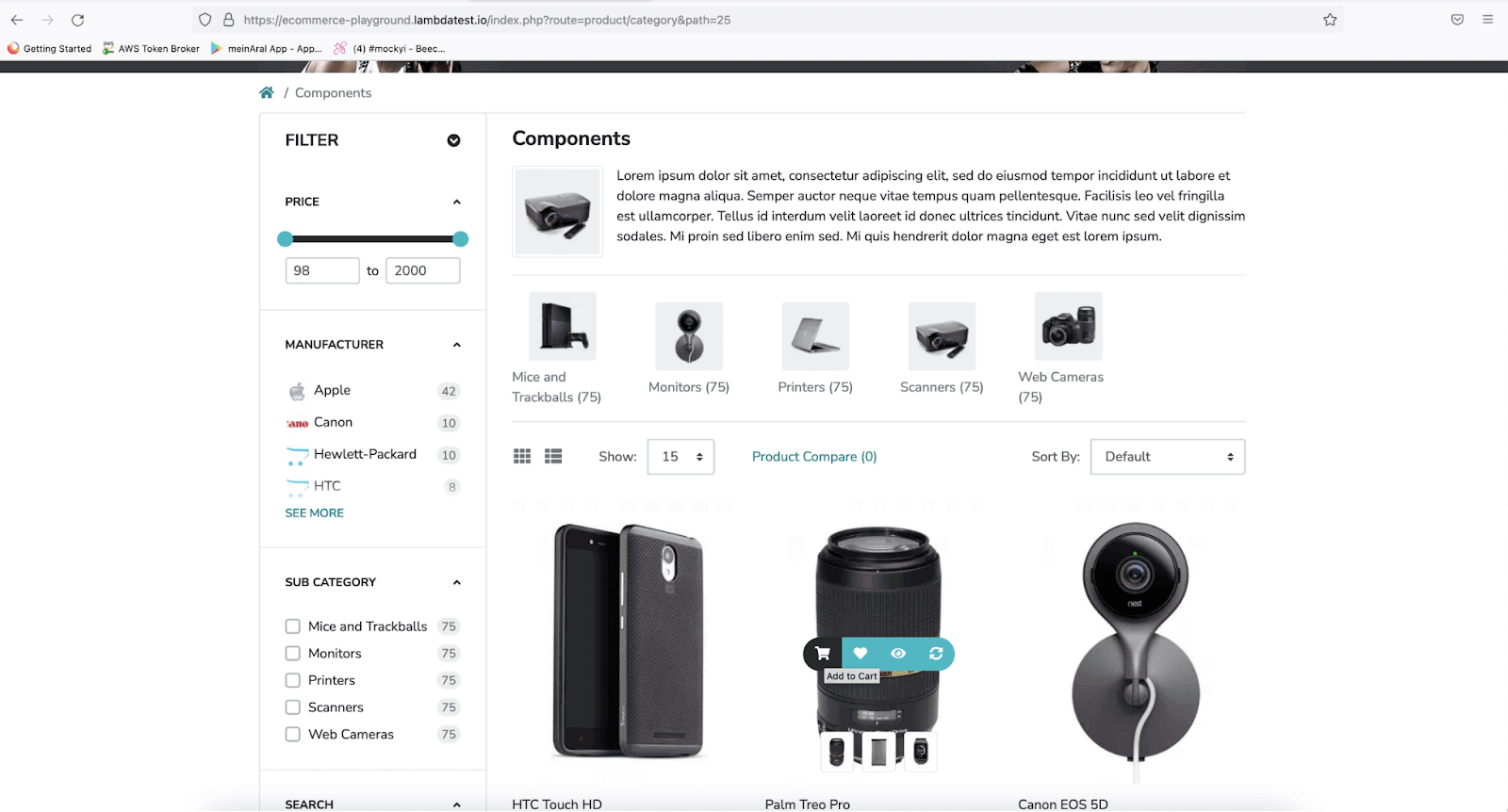 Product Page