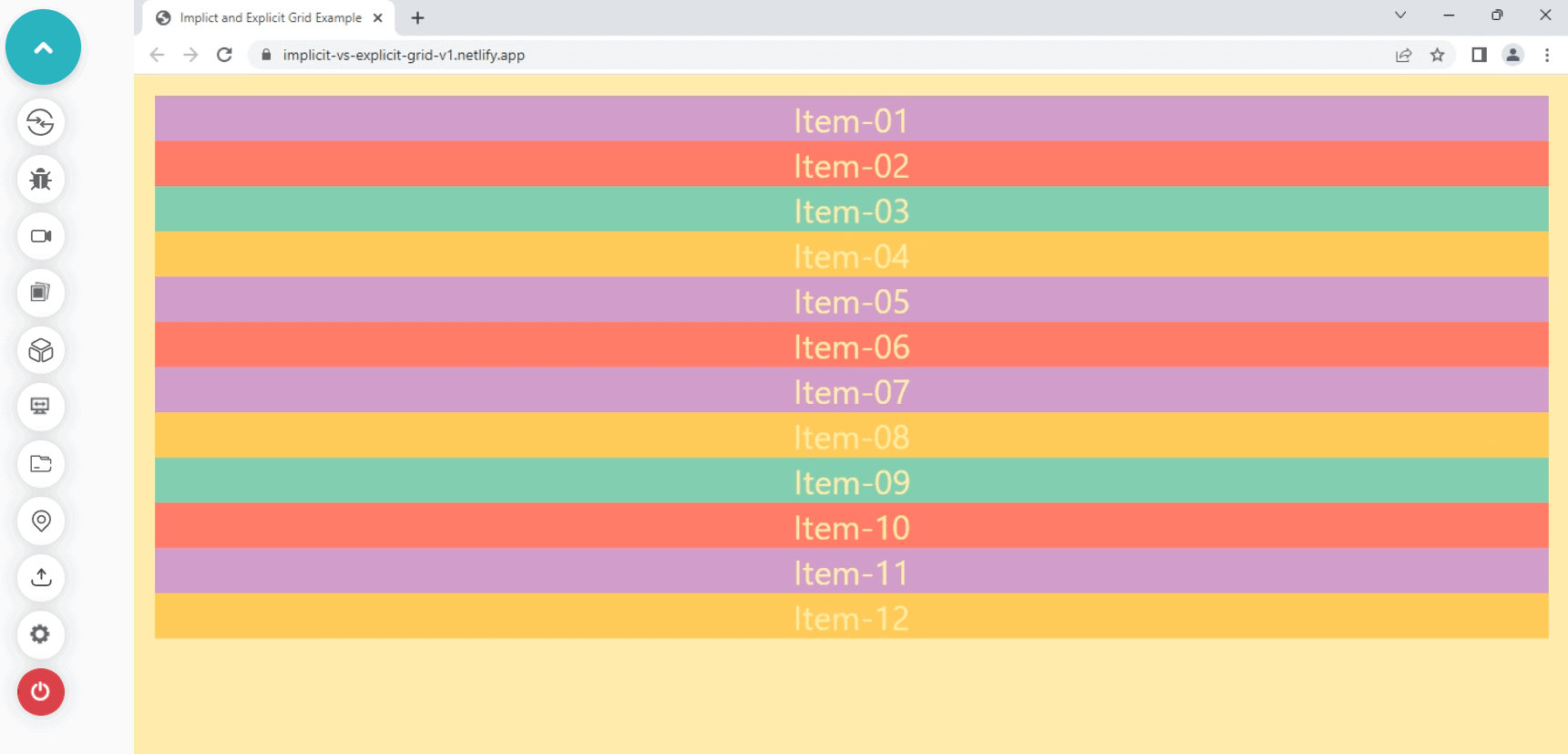 difference between the grid types