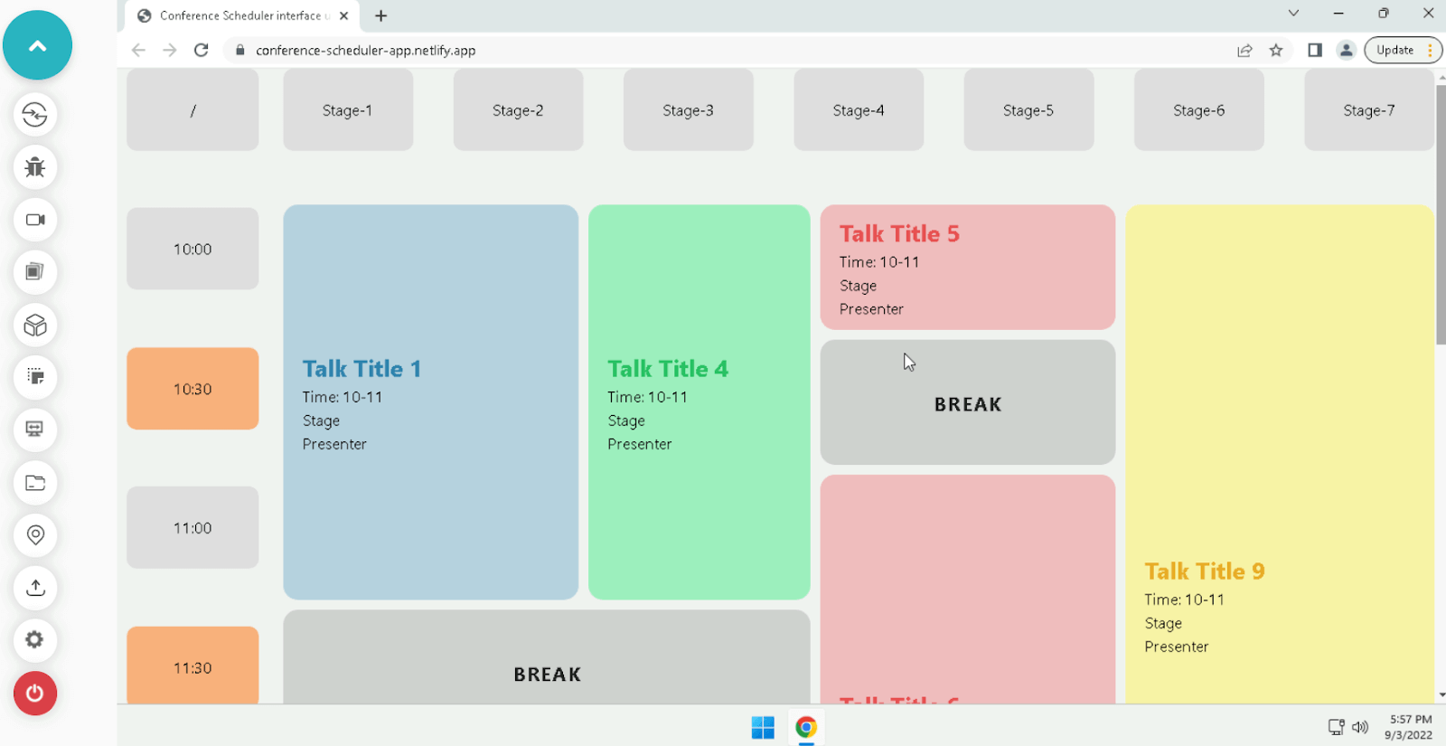 tweak some values with output 