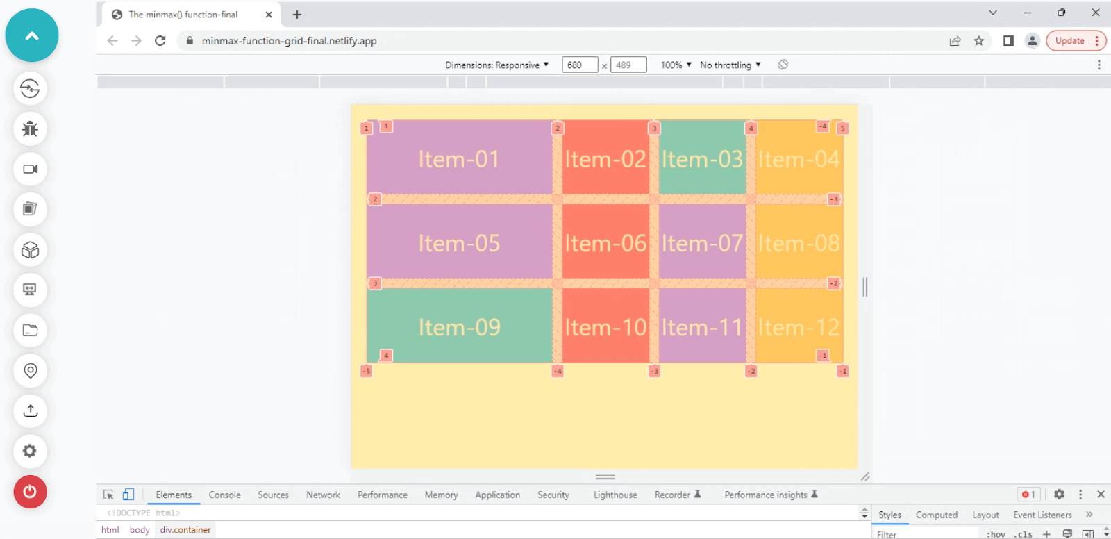 visible how the grid is shrinking