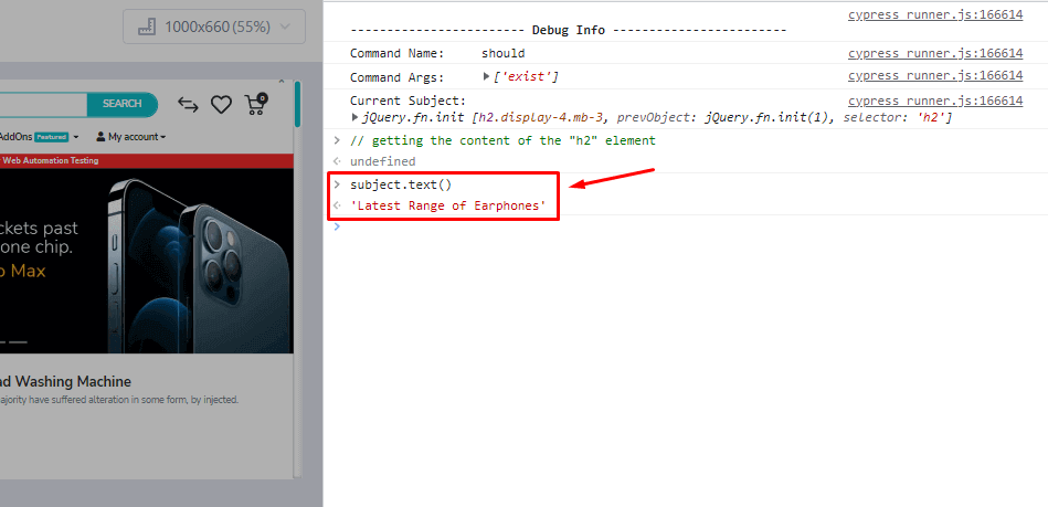 Execution in H2 element