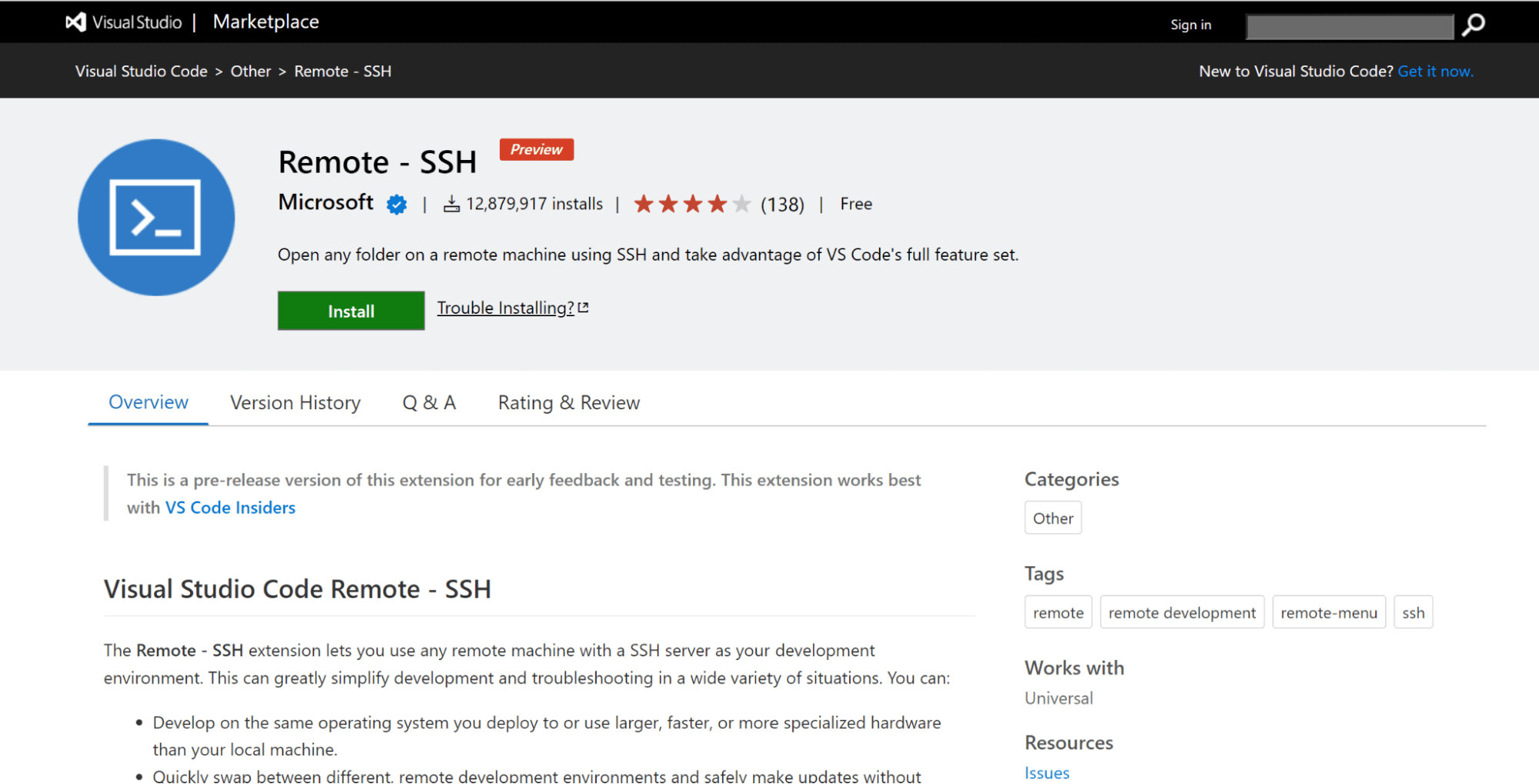 Remote - SSH