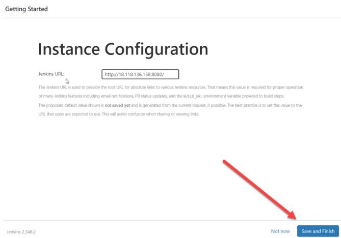 Instance configuration