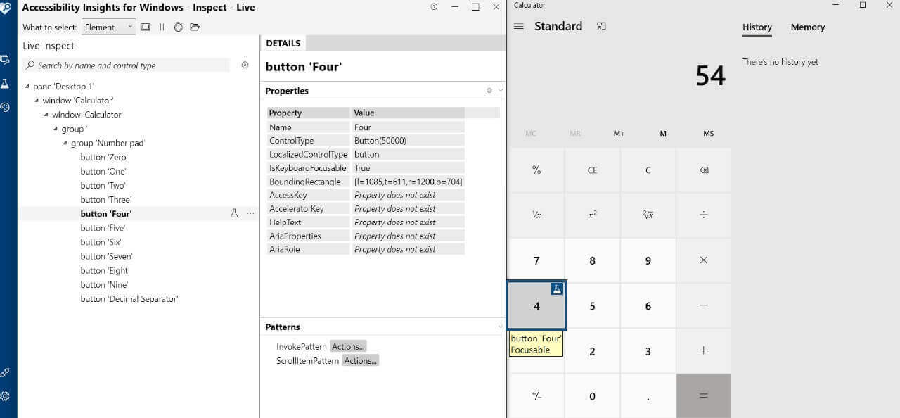 Accessibility Insights on Windows 10