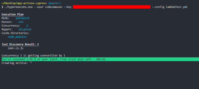 upload your test files to LambdaTest