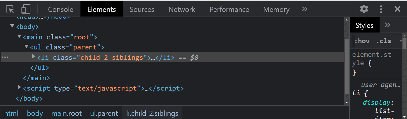  node.removeChild() method 