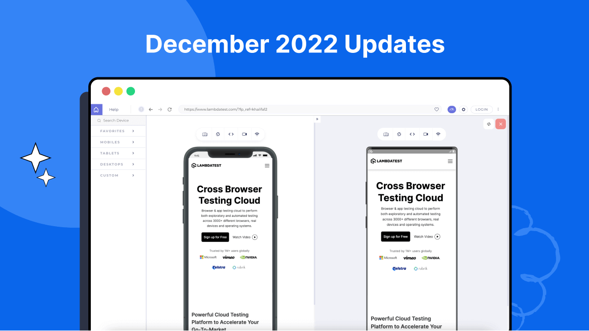 Recorder UI Overview  CrossBrowserTesting Documentation