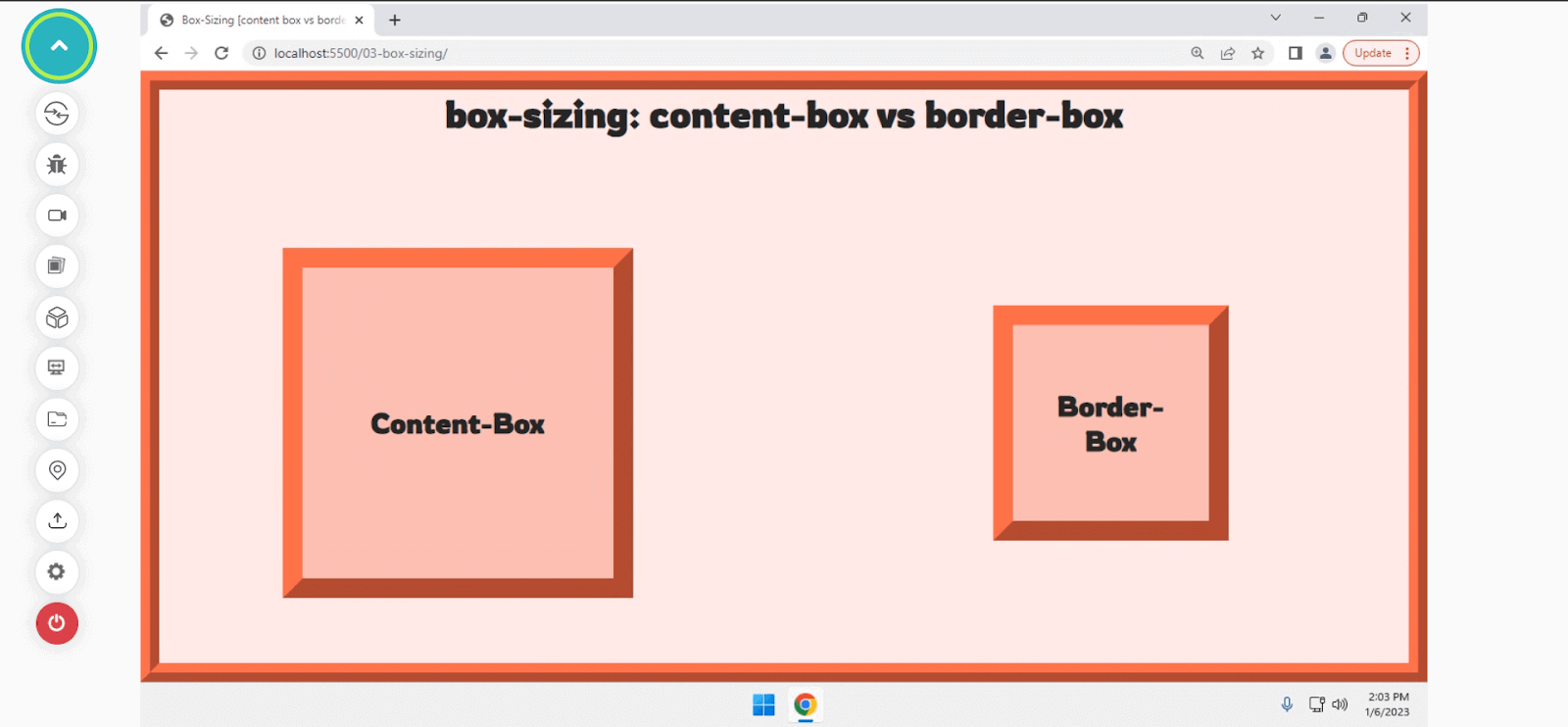 CSS box-sizing