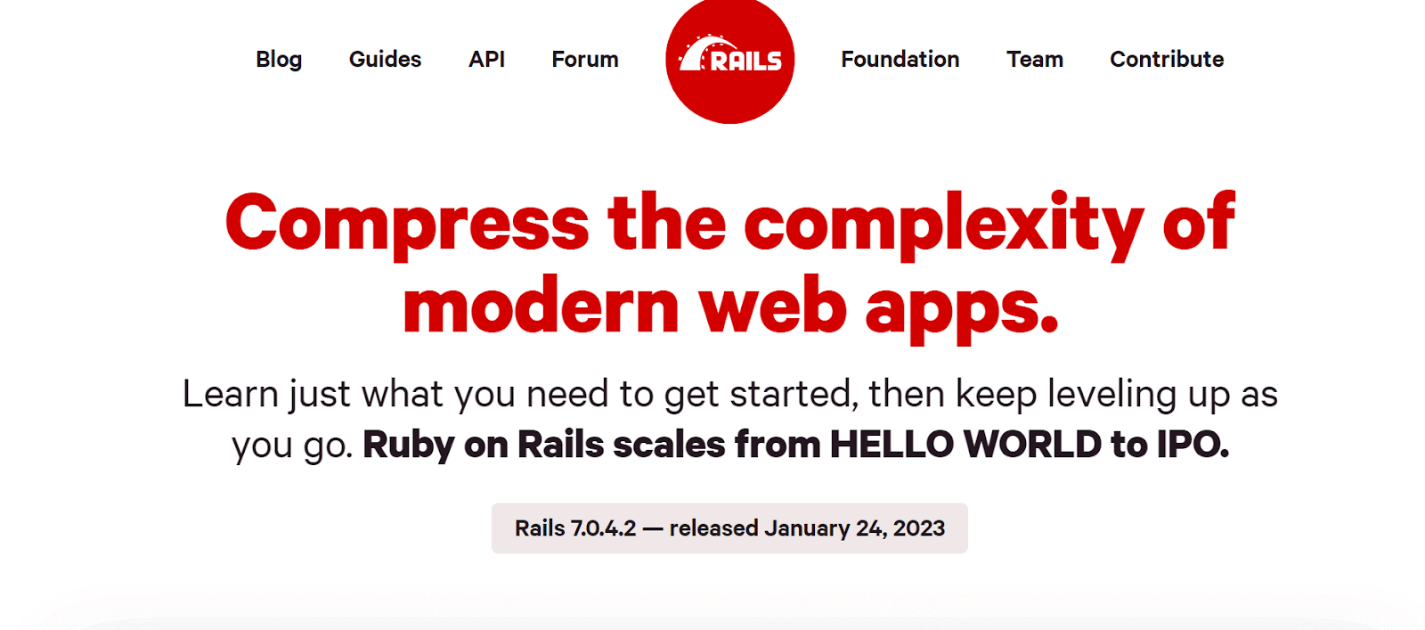 Ruby on Rails