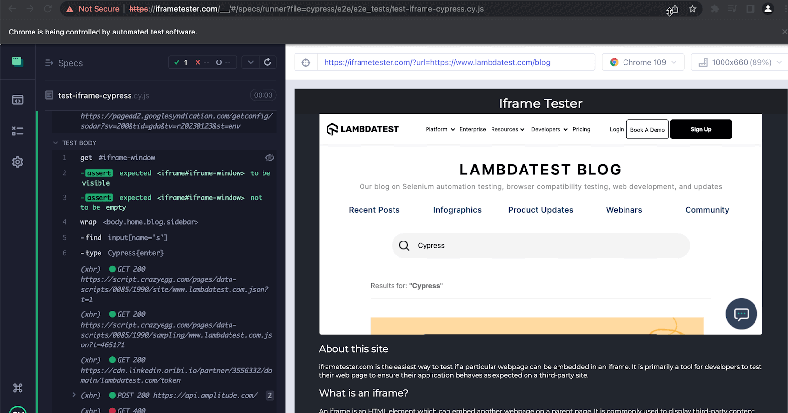 lambdatest blog page 