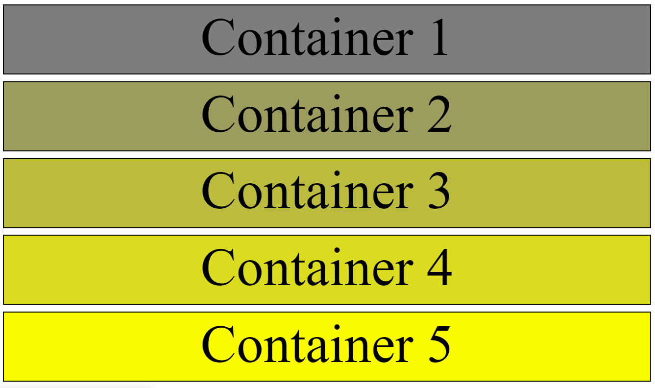 C5 container output