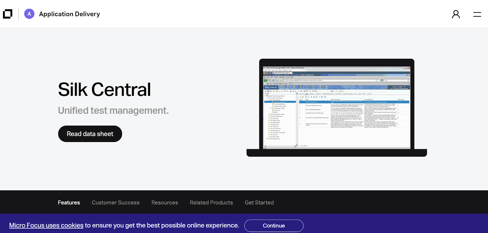 Micro Focus Silk Central