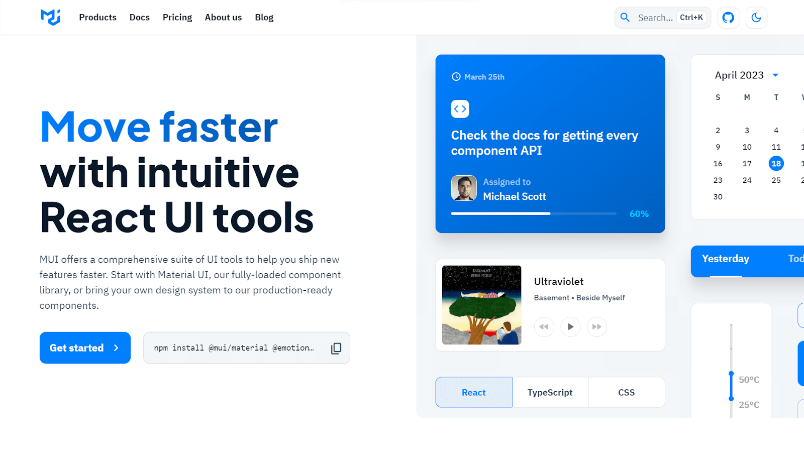 Material ui react