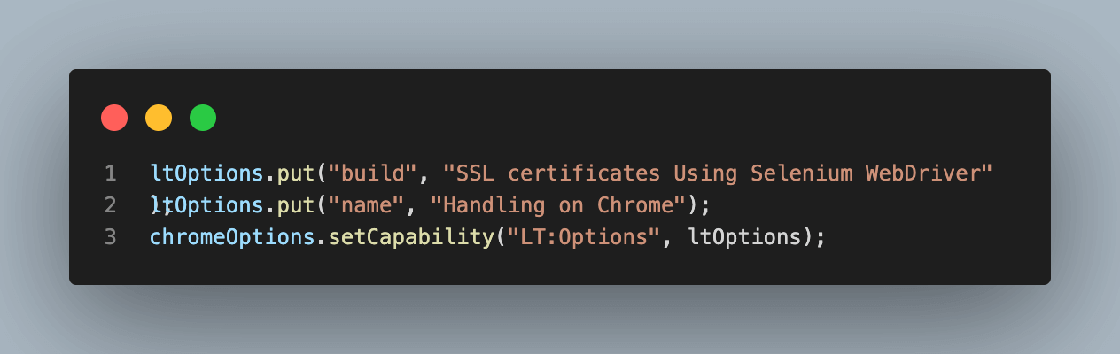 execution results SSL 