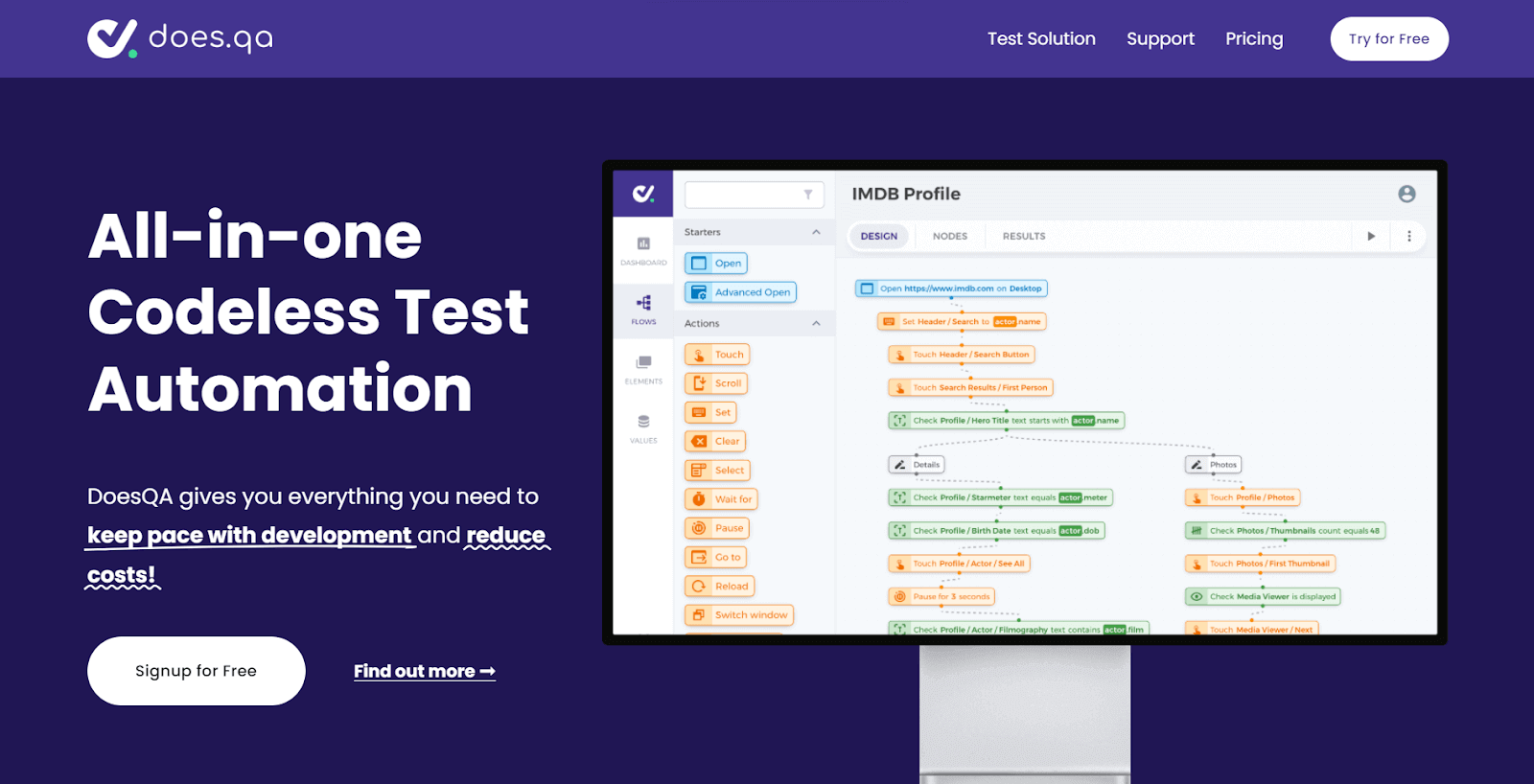 Web Testing Getting Started (Codeless Test)