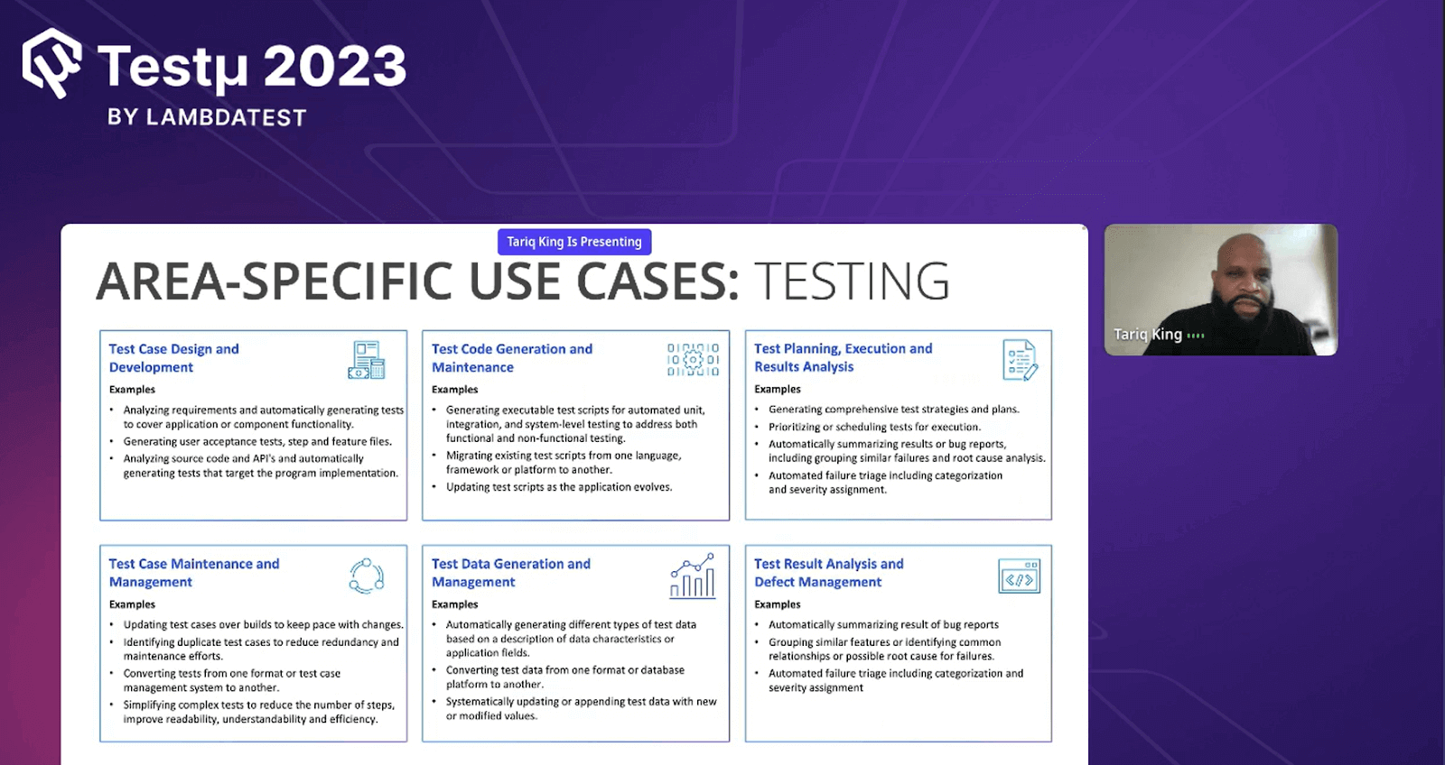 Generating tests