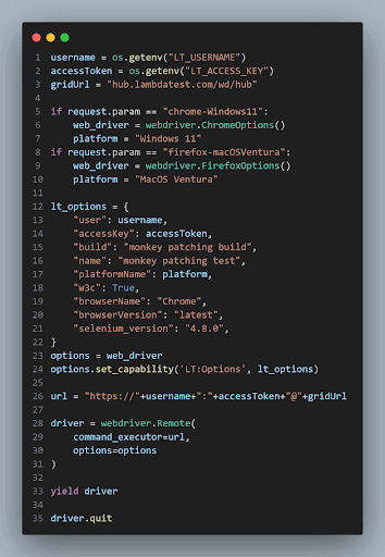 Implementation of Parallel Testing on LambdaTest