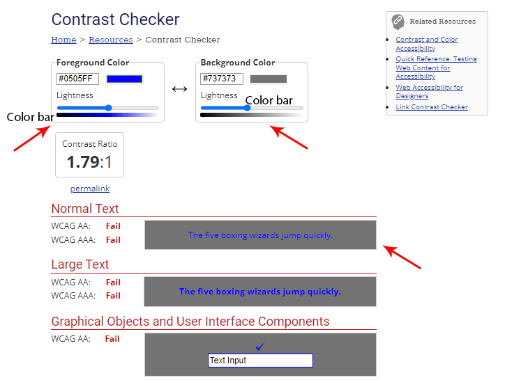 BUG] Color contrast foreground and background colors inverted. · Issue #210  · microsoft/accessibility-insights-windows · GitHub