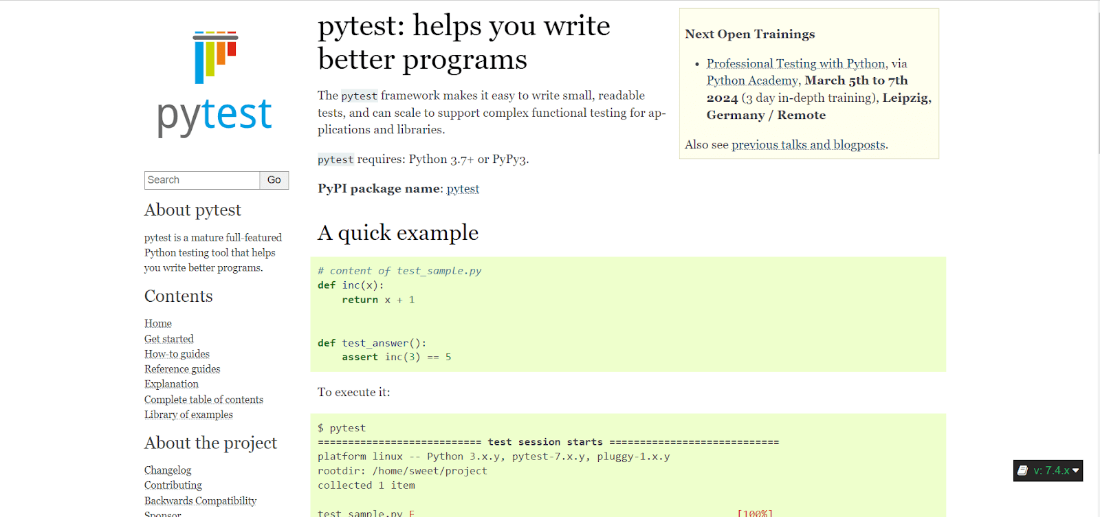 Pytest