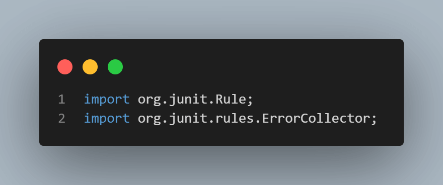 Junit rule