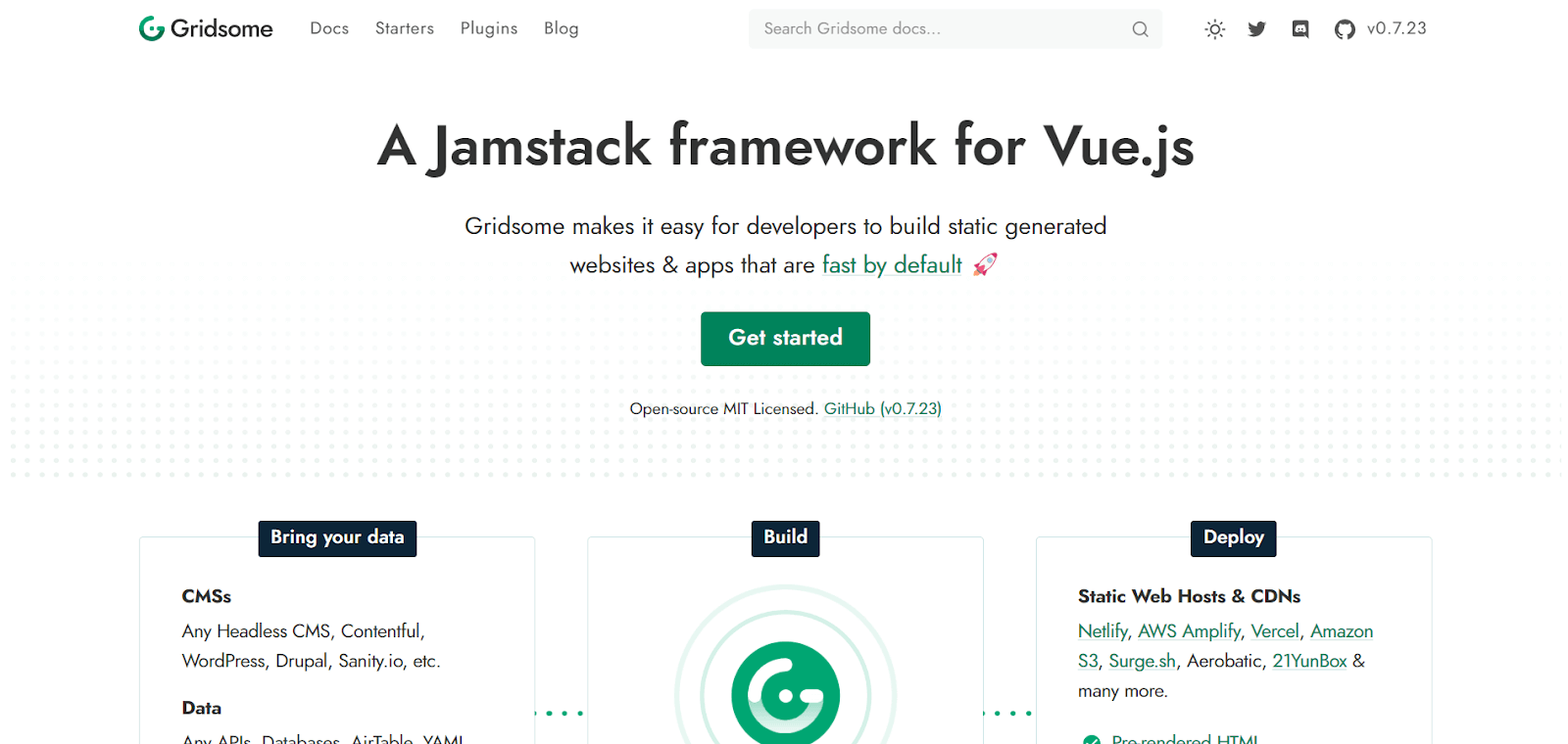 Gridsomе static site generators