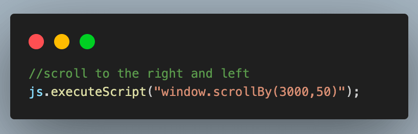  scrollBy() method