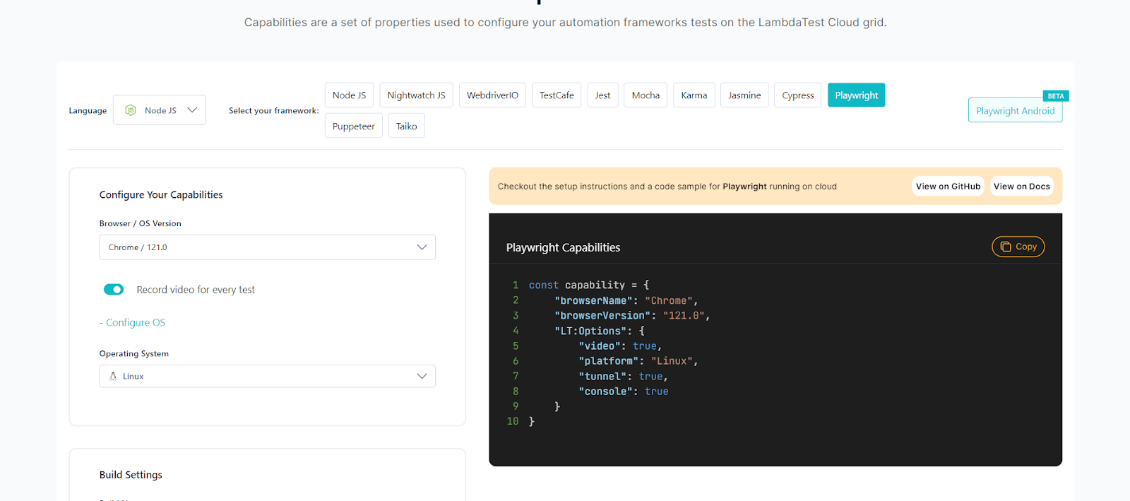 Automation Capabilities Generator.