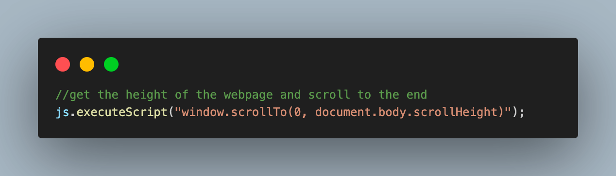 scrollTo() 