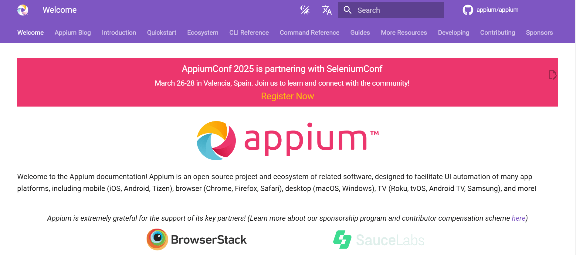 Appium is an open-source