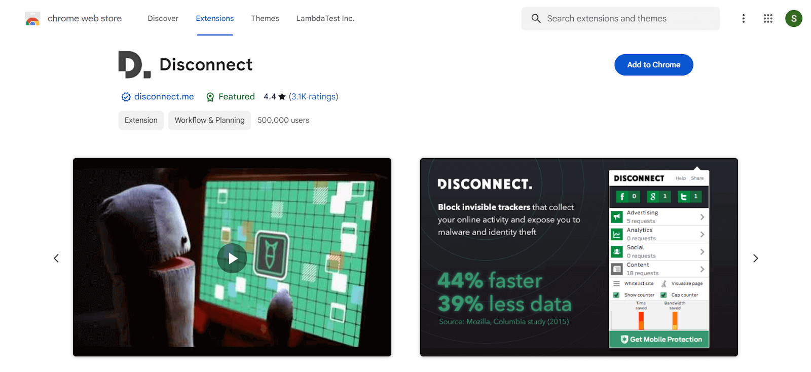 Disconnect