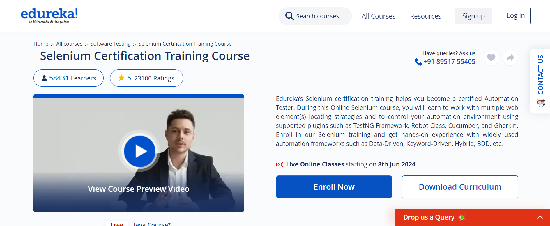 selenium training course