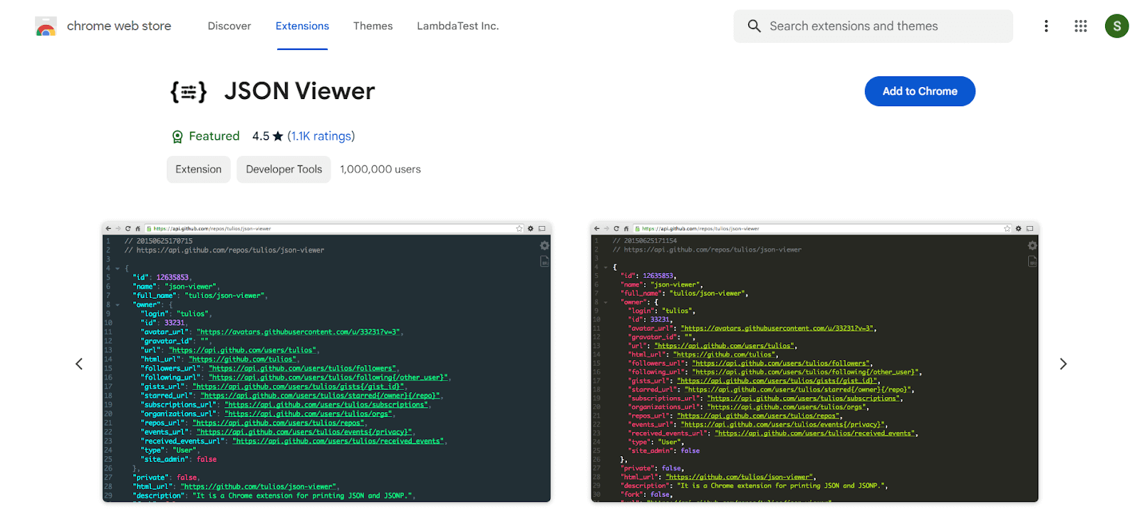 JSON Viewer