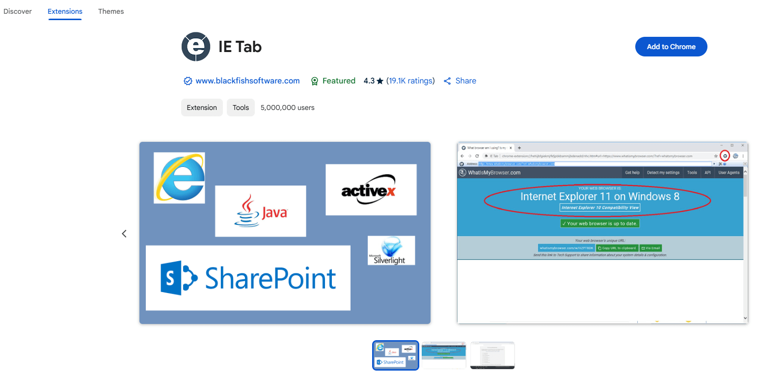 IE Tab