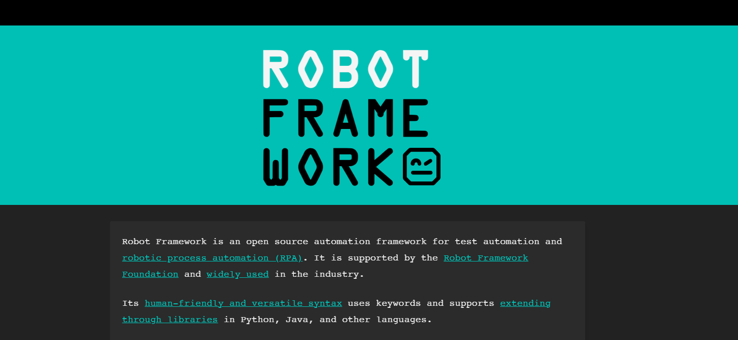 Robotframework