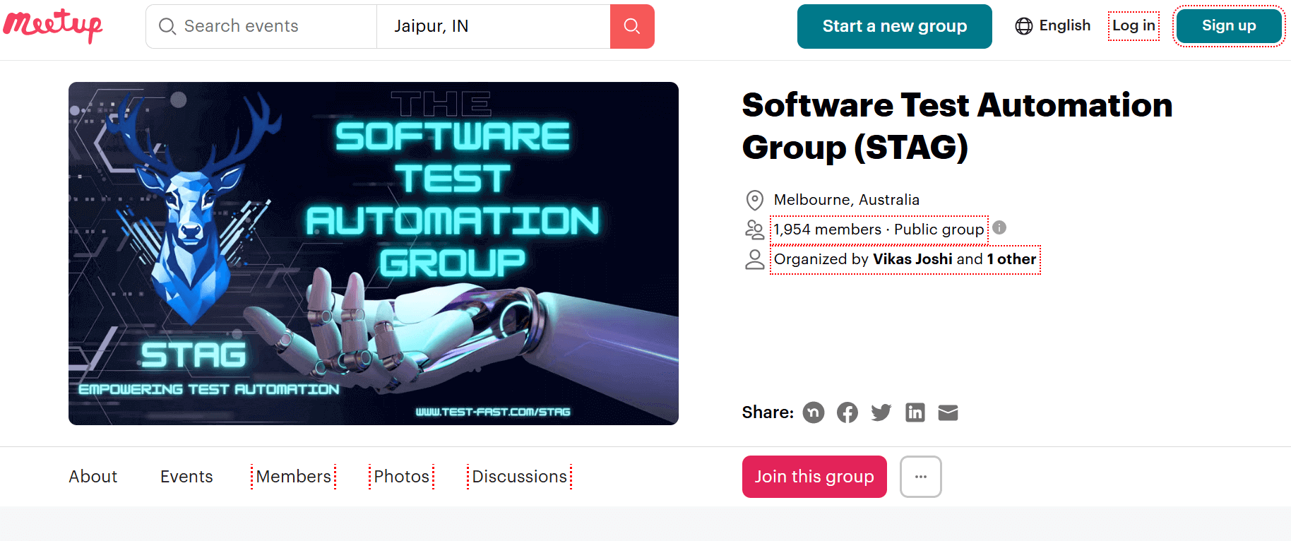 Software Test Automation Group