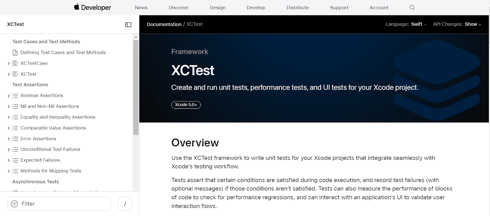 XCUITest qa testing tool