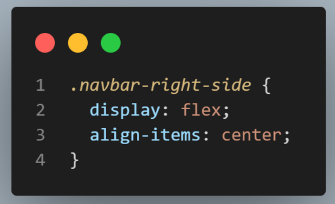 flexbox justify-content space-between align-items center div nested div button row