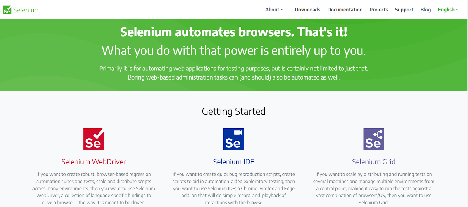 selenium qa testing tool