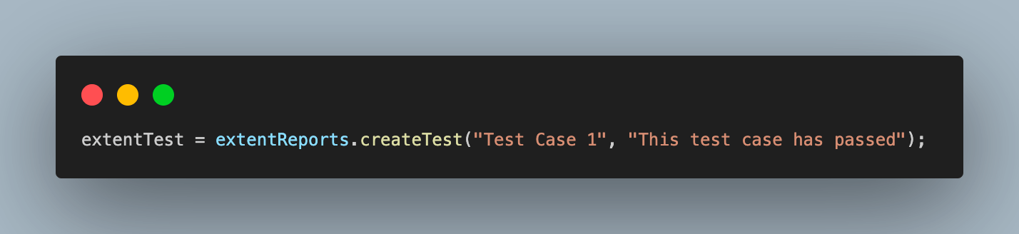 new test case