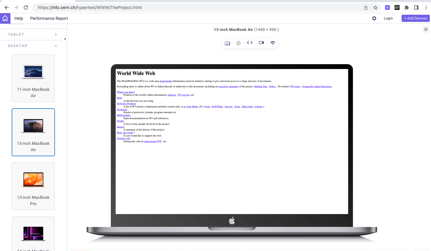 block and inline flow direction of the HTML elements on desktop