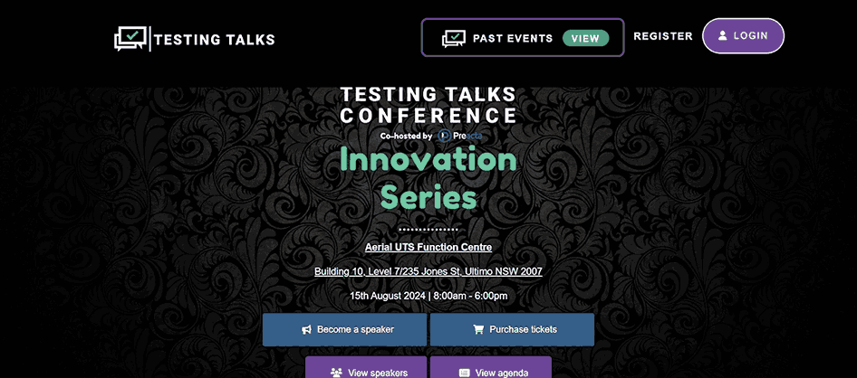 Testing Talks Sydney 