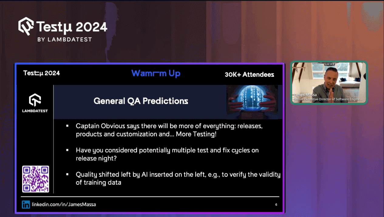 General Future QA Predictions