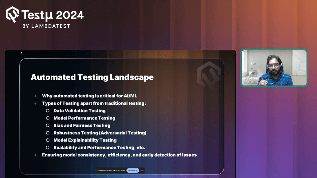 Landscape of Automated Testing